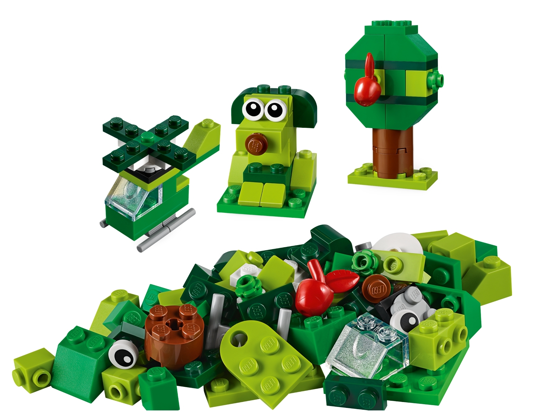 Kreative grønne klodser 11007 | LEGO® DK