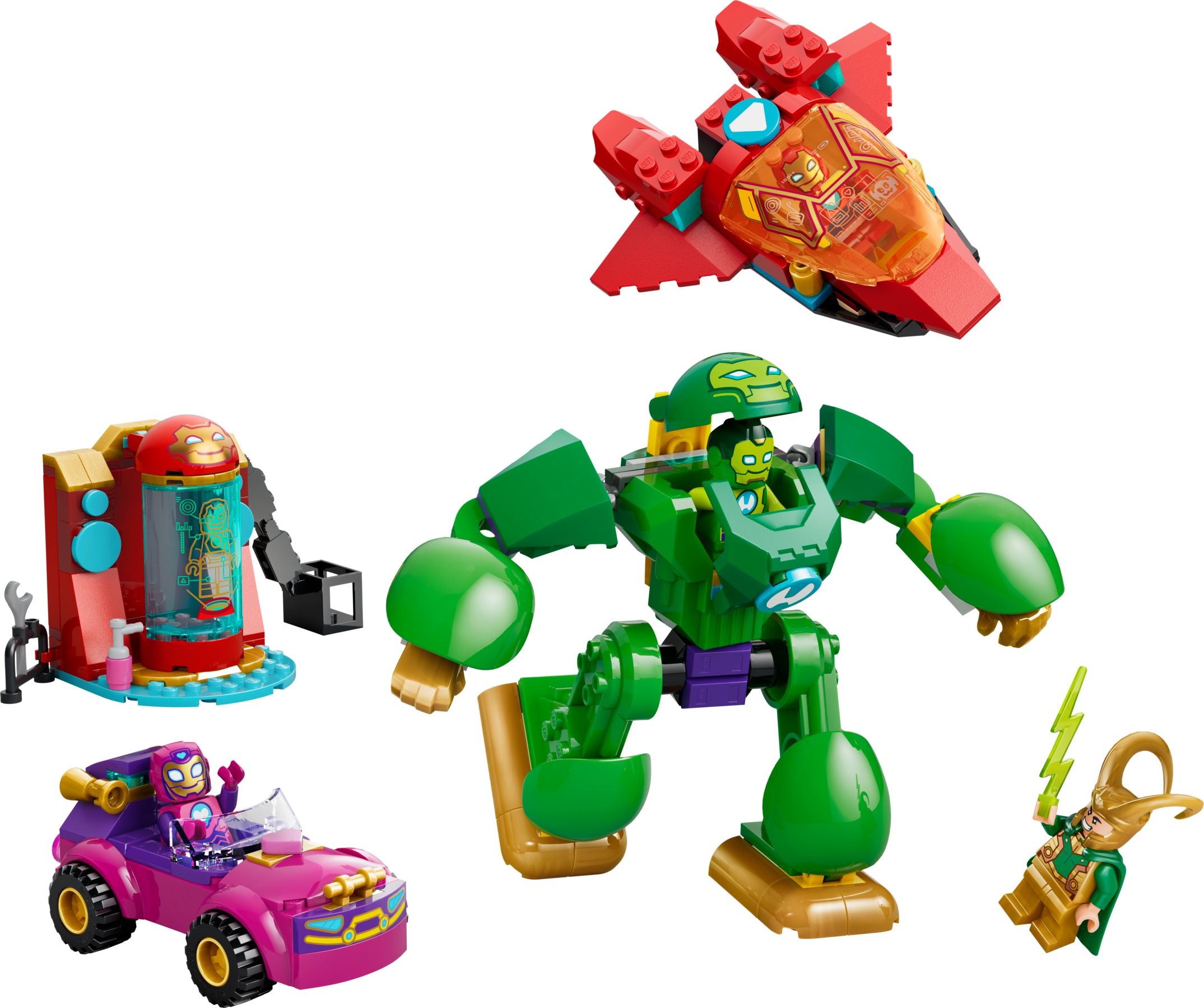 Set LEGO Marvel Super Heroes 11211 Loki contre la Team Iron Man