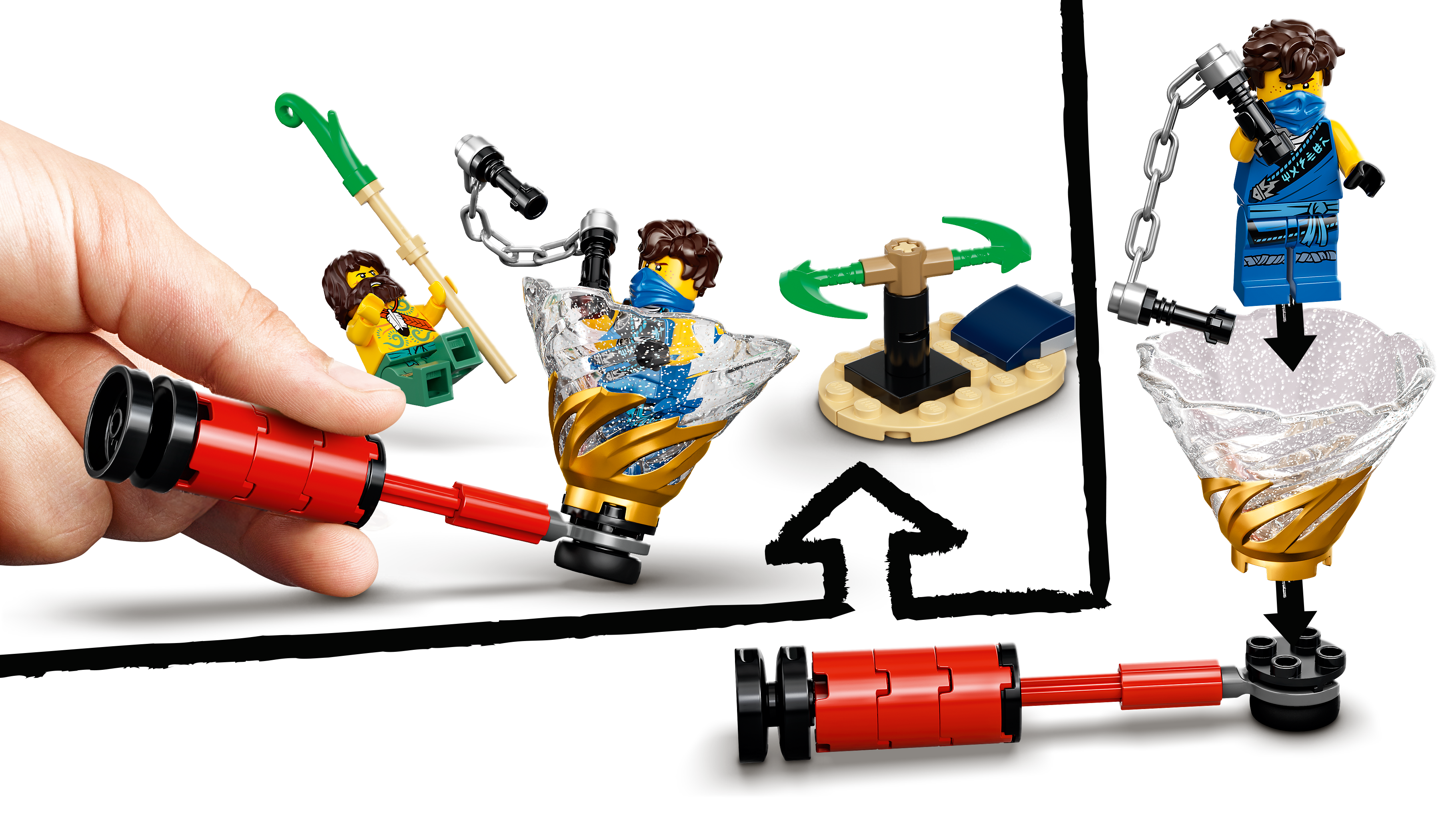 LEGO® NINJAGO® Figurine Ninja Kai du set 71735
