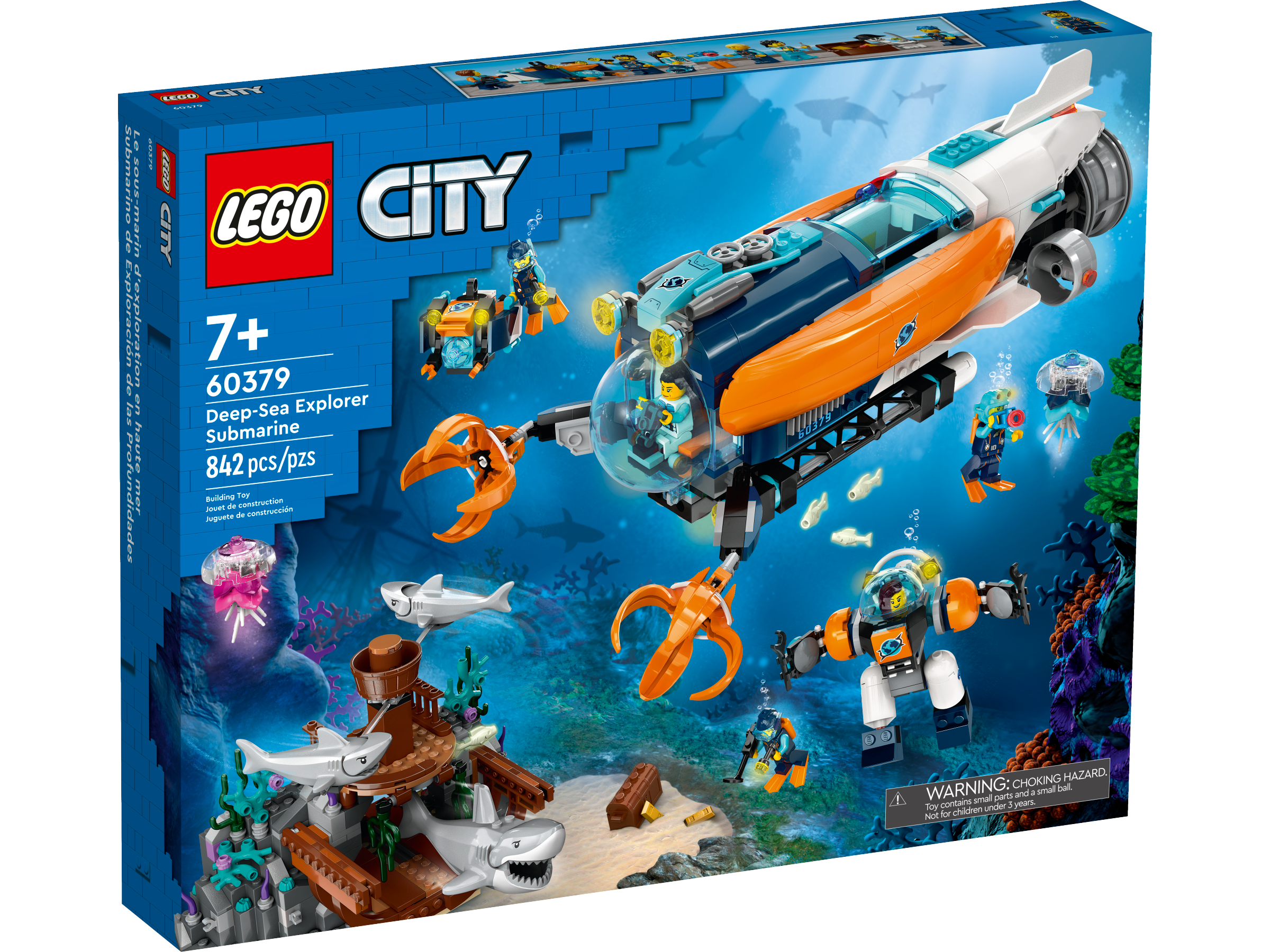 LEGO® City Sous-marin d'exploration 60379