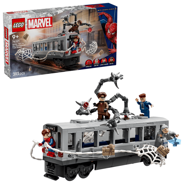 LEGO 76321 La scène du train de Spider-Man et Docteur Octopus — visuel 2 sur 8