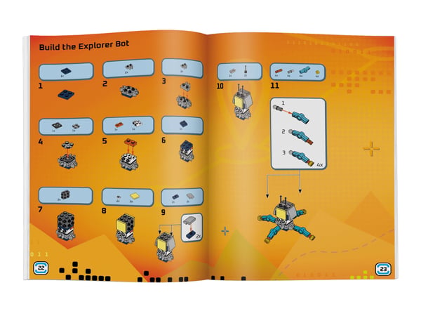 LEGO 5007895 Build and Stick: Robots — visuel 5 sur 7
