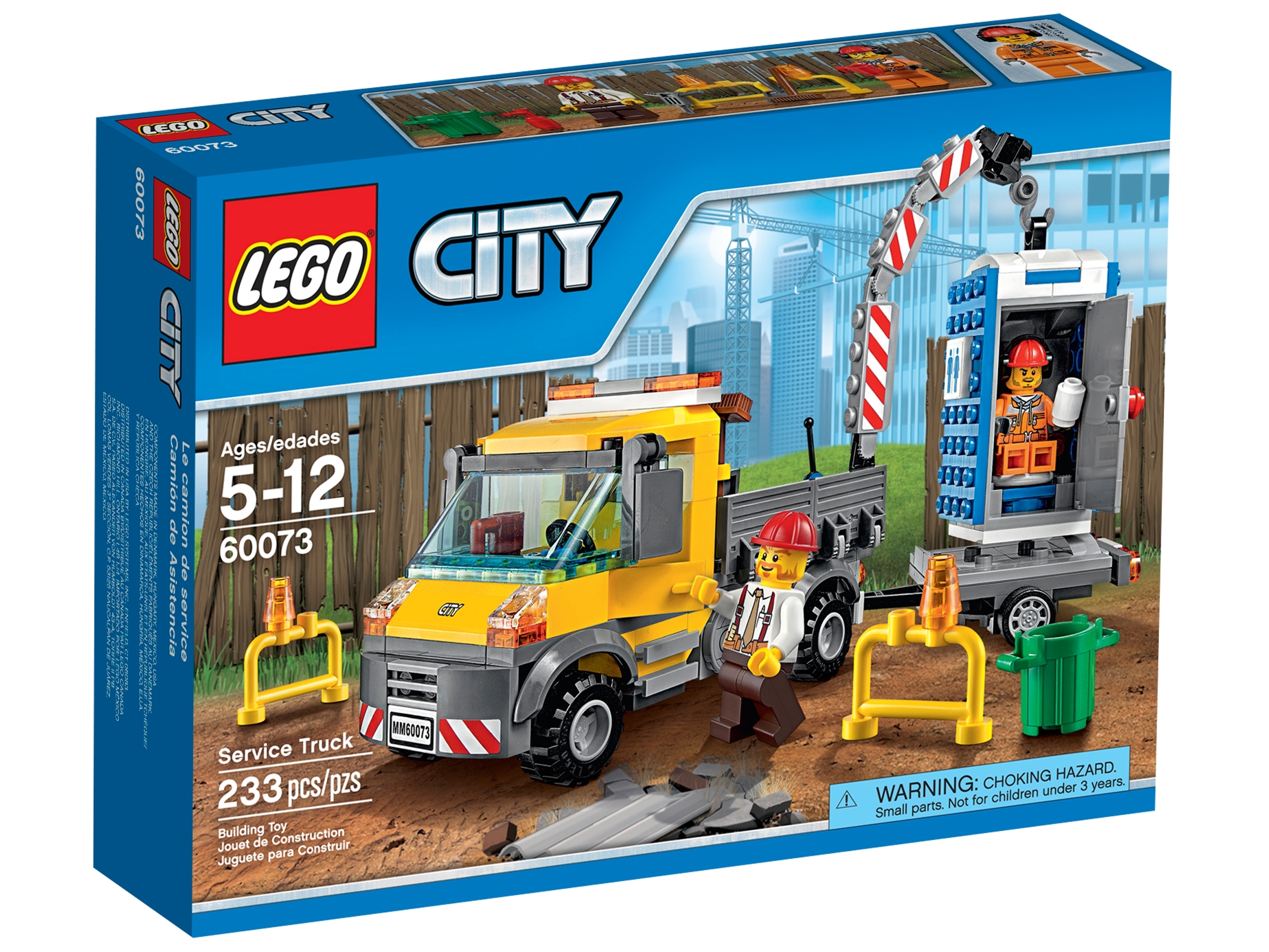 New Sealed LEGO City Service Truck # 60073 RETIRED Free Shipping !. 