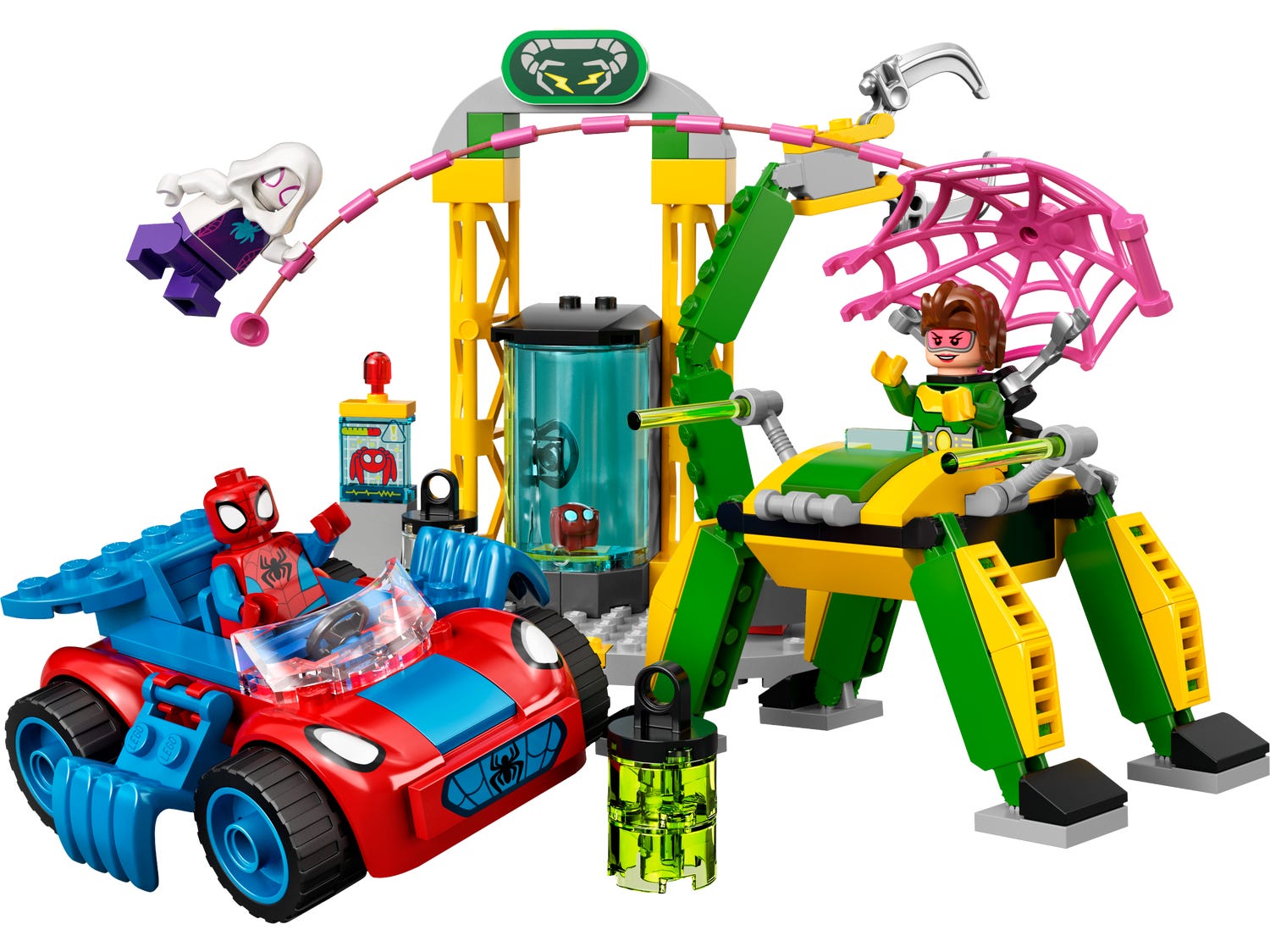 Spider-Man at Doc Ock’s Lab