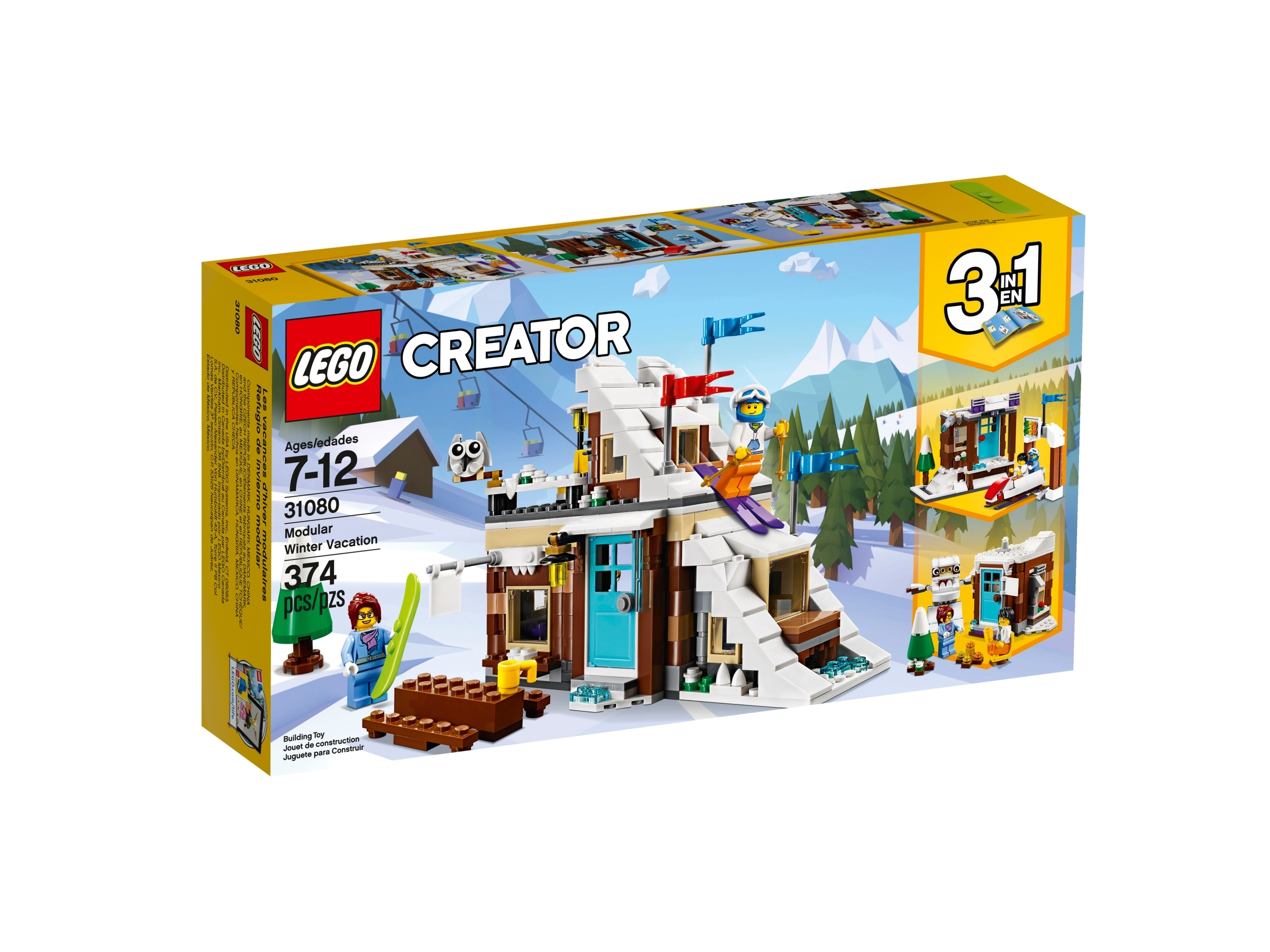 escalar que te diviertas Molesto Refugio de invierno modular 31080 | Sets 3 en 1 Creator | Oficial LEGO®  Shop ES