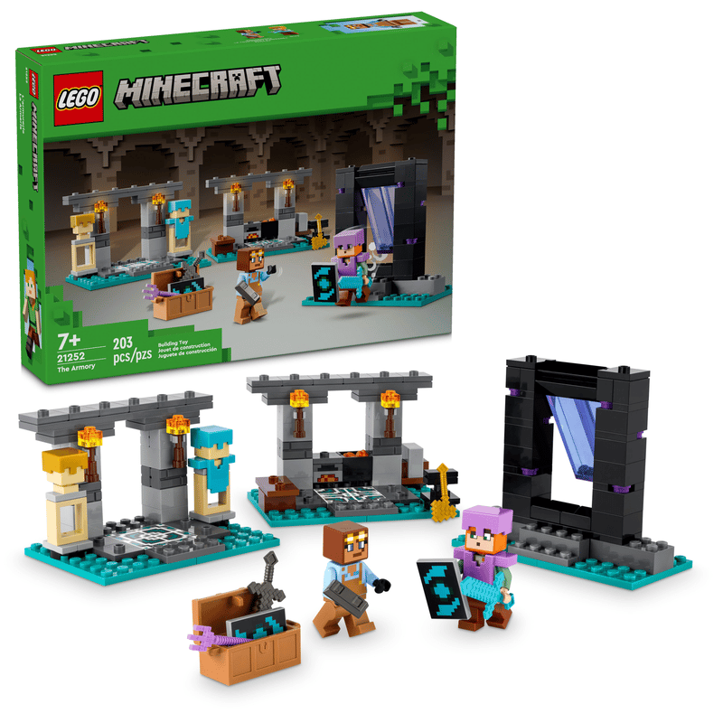The Armory 21252 | Minecraft® | Buy online at the Official LEGO The Armory 21252 | Minecraft® | Buy online at the Official LEGO
