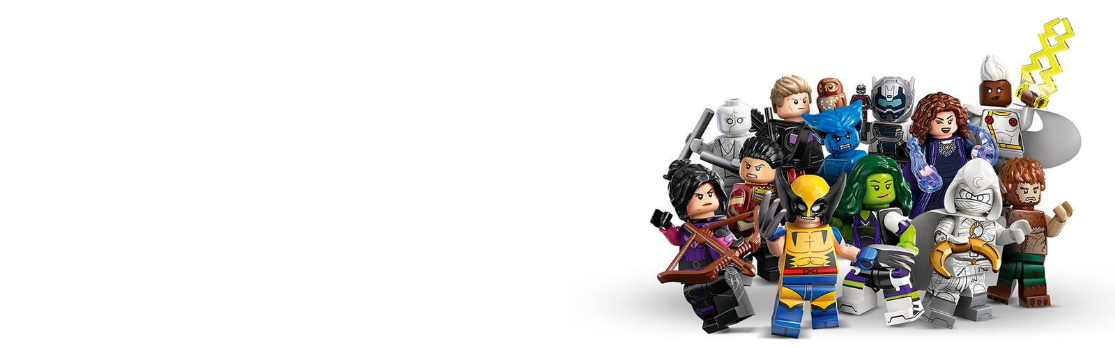 DISNEY LEGO MARVEL 71039 : Series 2 - Minifigures HAWKEYE, X-MEN, BEAST,  STORM!