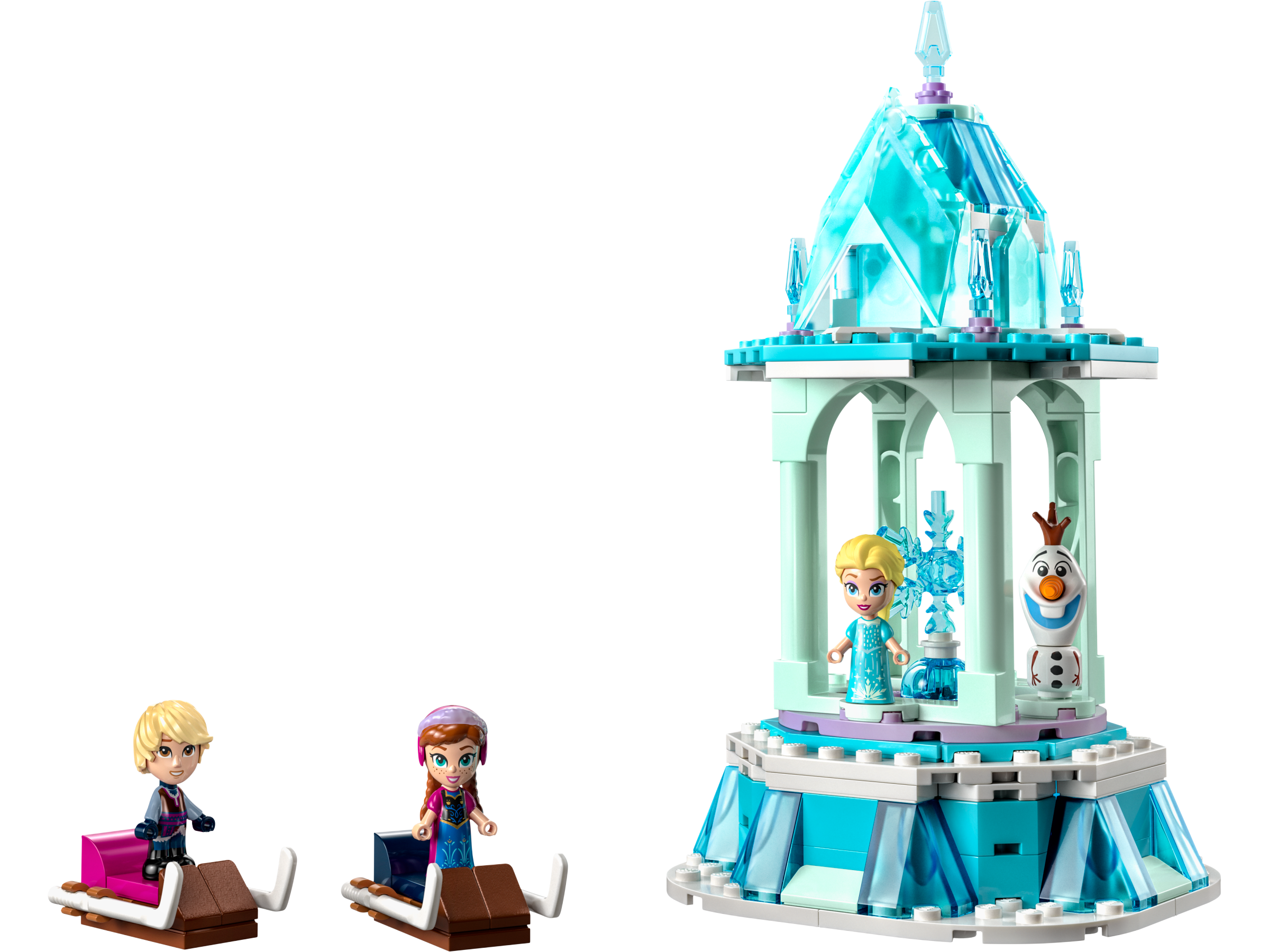 Hvor Garderobe sortere Anna and Elsa's Magical Carousel 43218 | Disney™ | Buy online at the  Official LEGO® Shop US