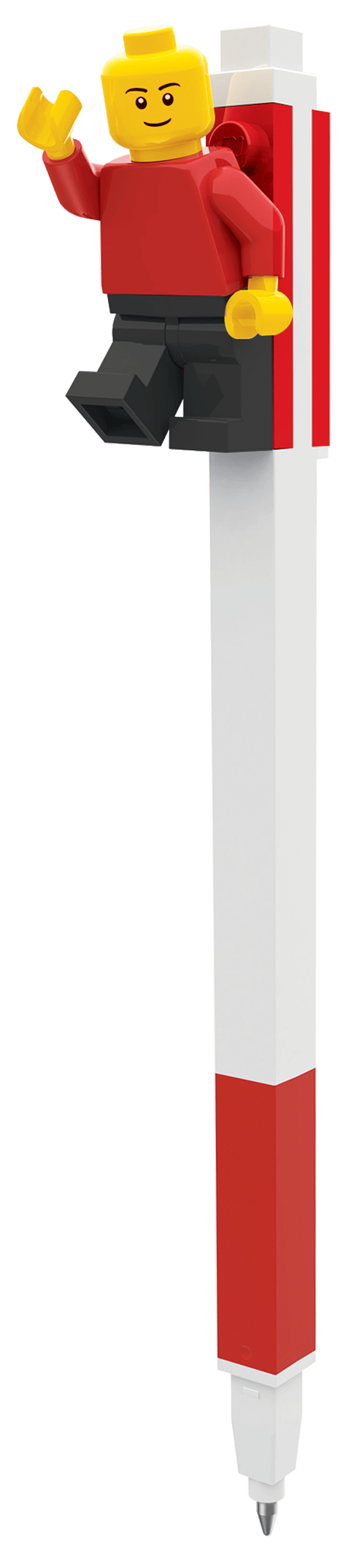 Pen Pal Gel Pen with Minifigure – Red - Image 3