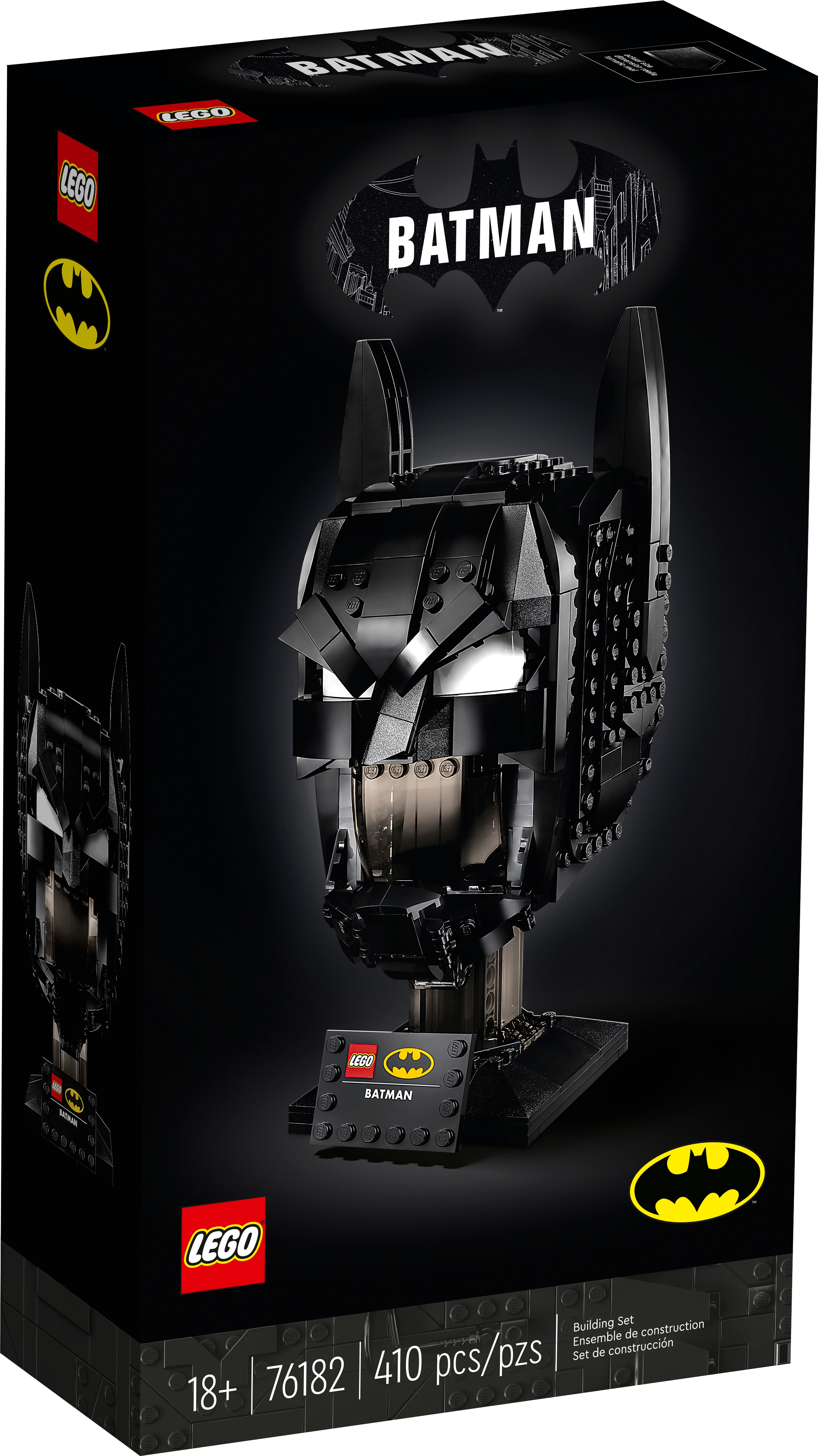 LEGO Black Superhero Minifigure Batman Cowl Hat 