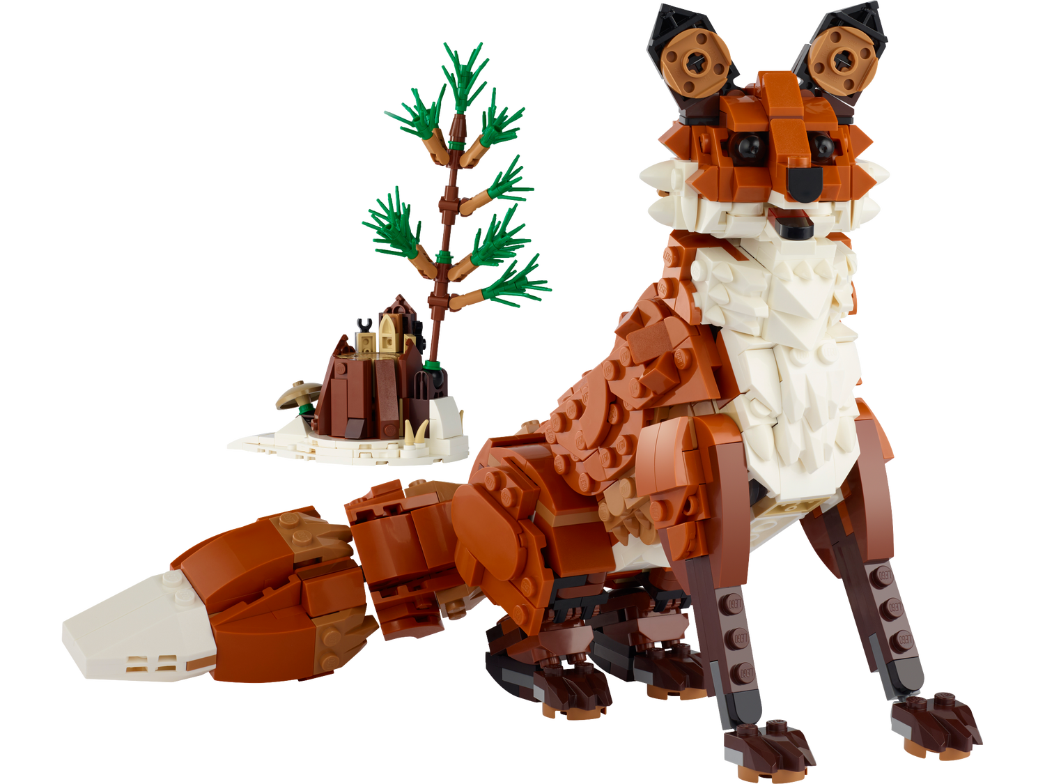 Les animaux de la forêt : Le renard roux 31154 | Creator 3-en-1 | Boutique LEGO® officielle FR 
