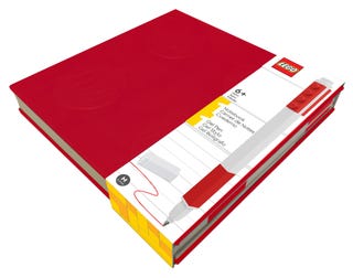Notitieboekje met gelpen – rood