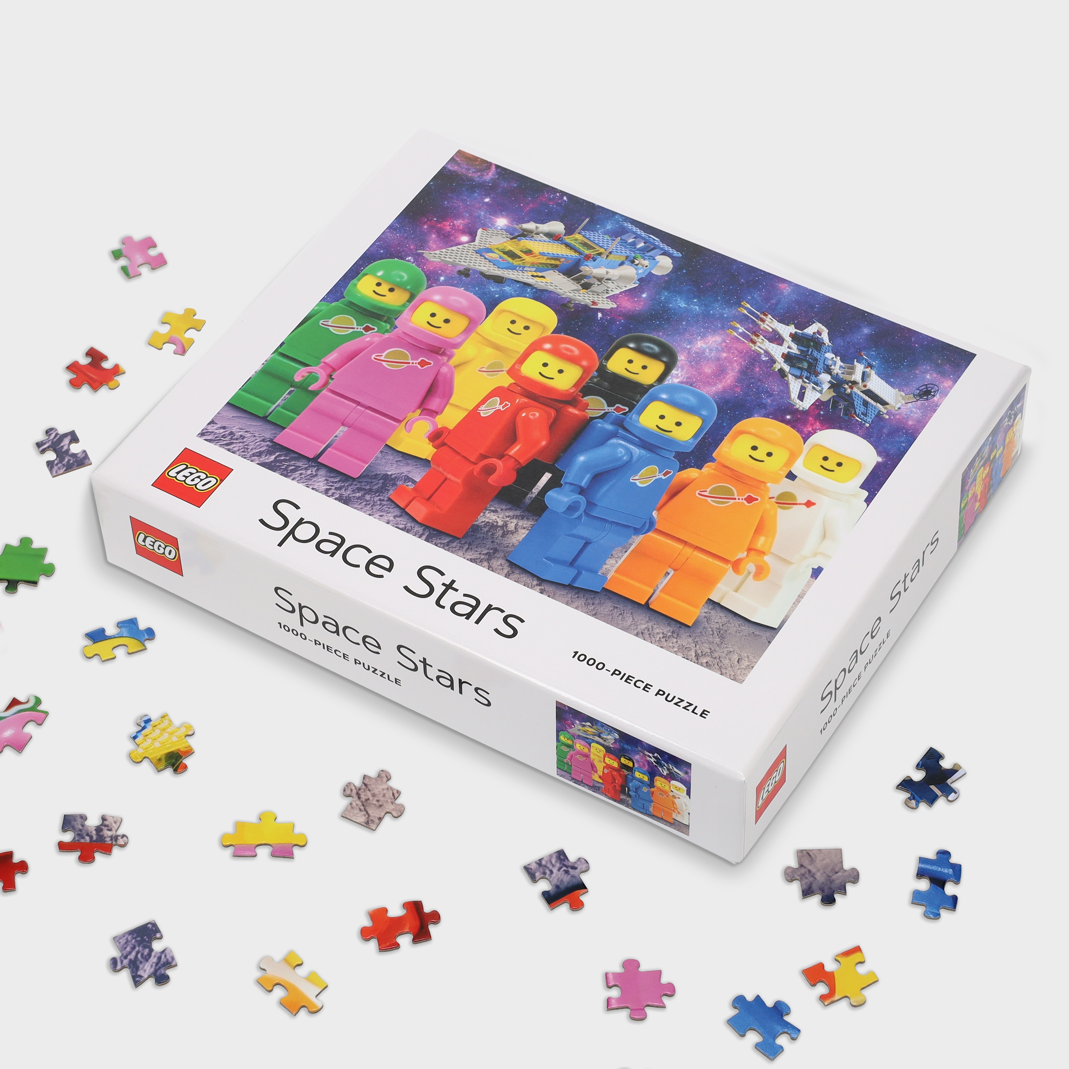 Space Stars 1,000-Piece Puzzle 5007066, Minifigures