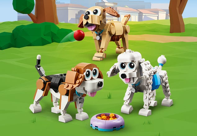 Adorables chiens 3 en 1 Lego Creator 31137 - La Grande Récré