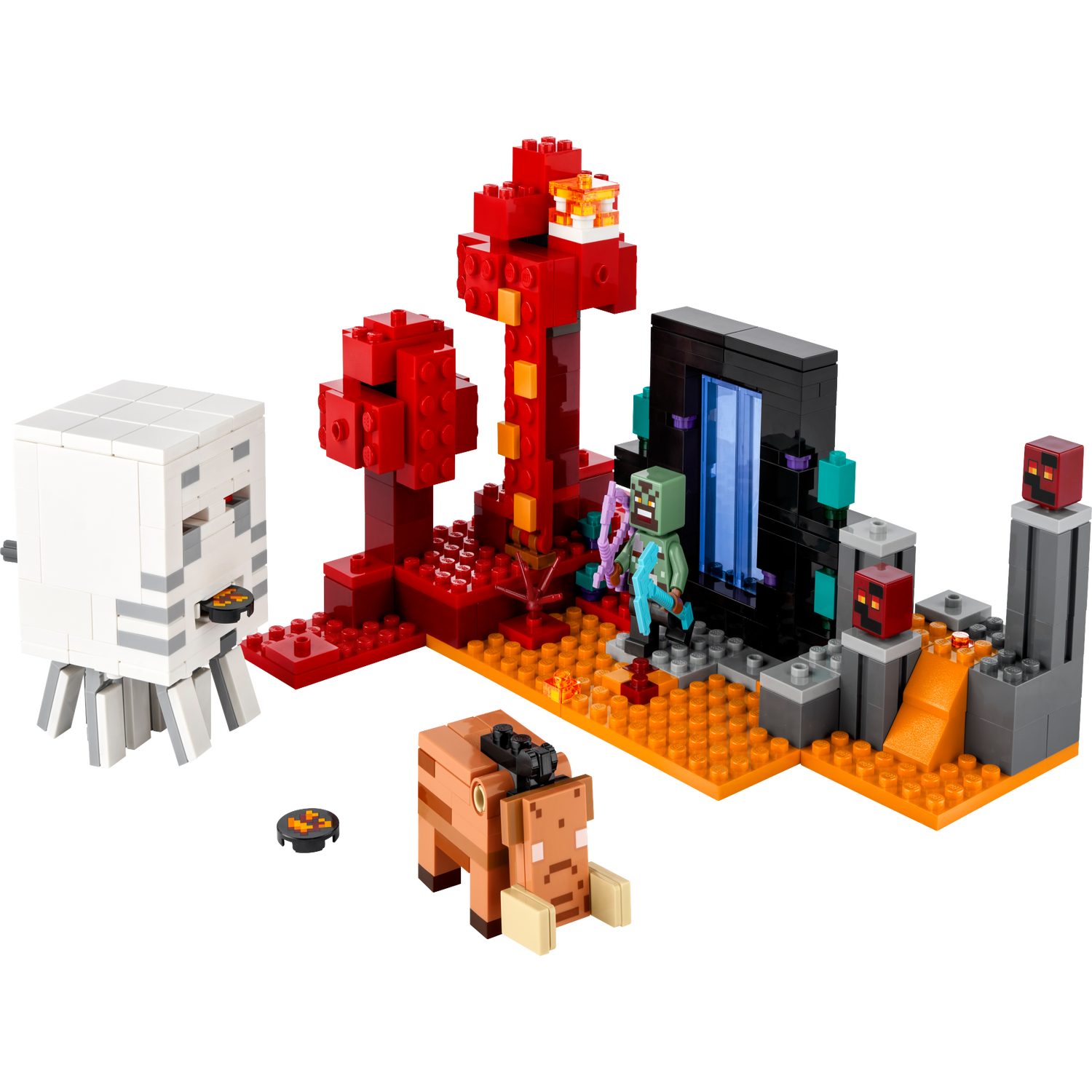 LEGO® – Hinderlaag bij het Nether-portaal – 21255