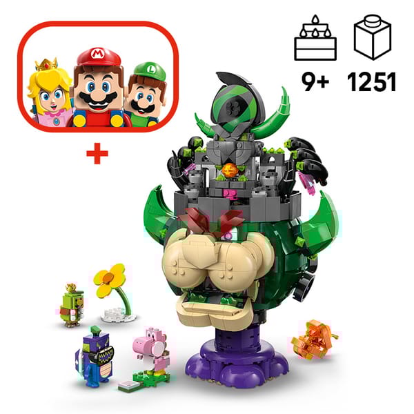 Mario Bros Lego Mario Castello Di Bowser Lego Super Mario 71369