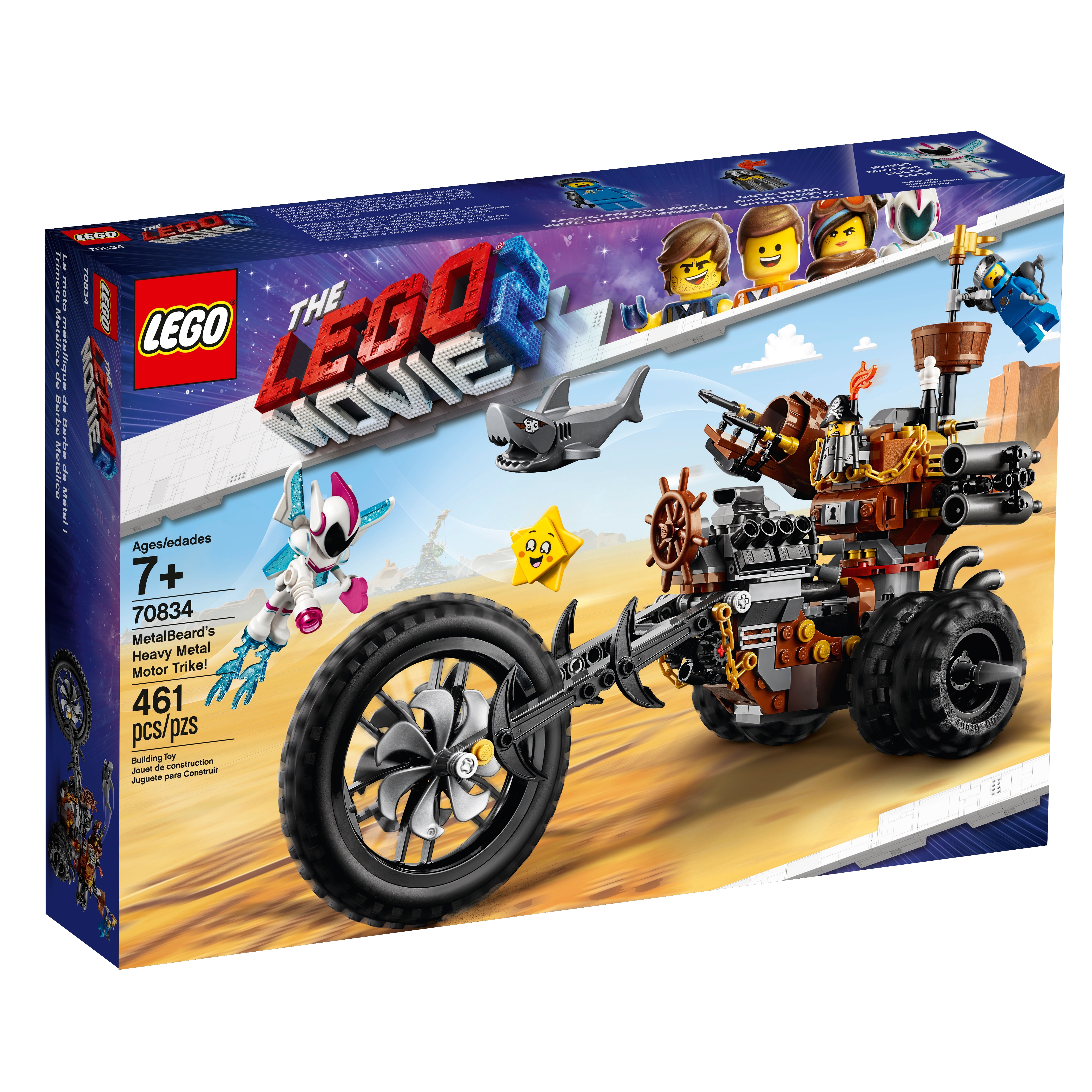 sammensnøret Om tekst MetalBeard's Heavy Metal Motor Trike! 70834 | THE LEGO® MOVIE 2™ | Buy  online at the Official LEGO® Shop US