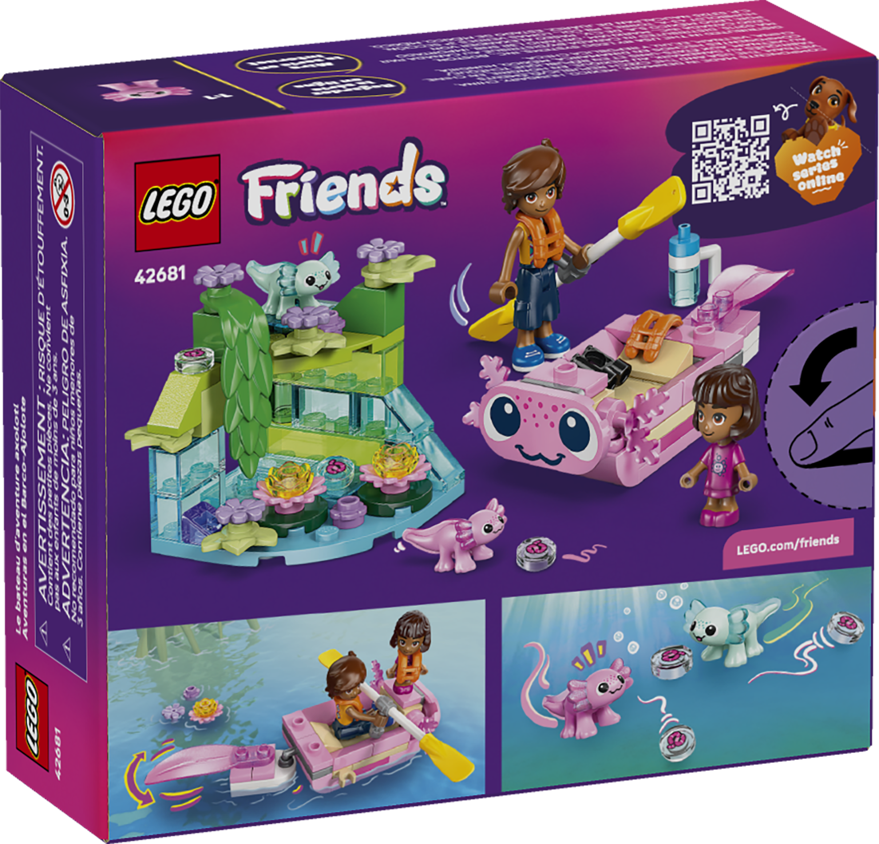 Axolotl Adventure Boat 42681 | Friends | Buy online at the