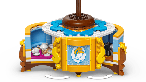 LEGO 43266 La robe de Cendrillon — visuel 6 sur 8
