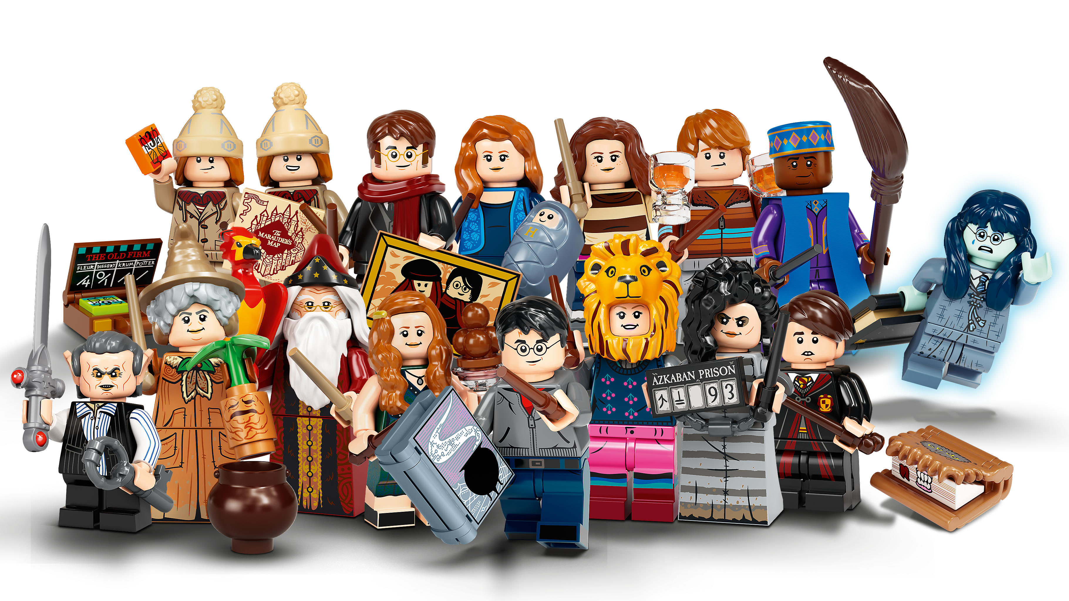 Brickohaulic Display Frame for Lego Harry Potter Series 2 Minifigures 71028 