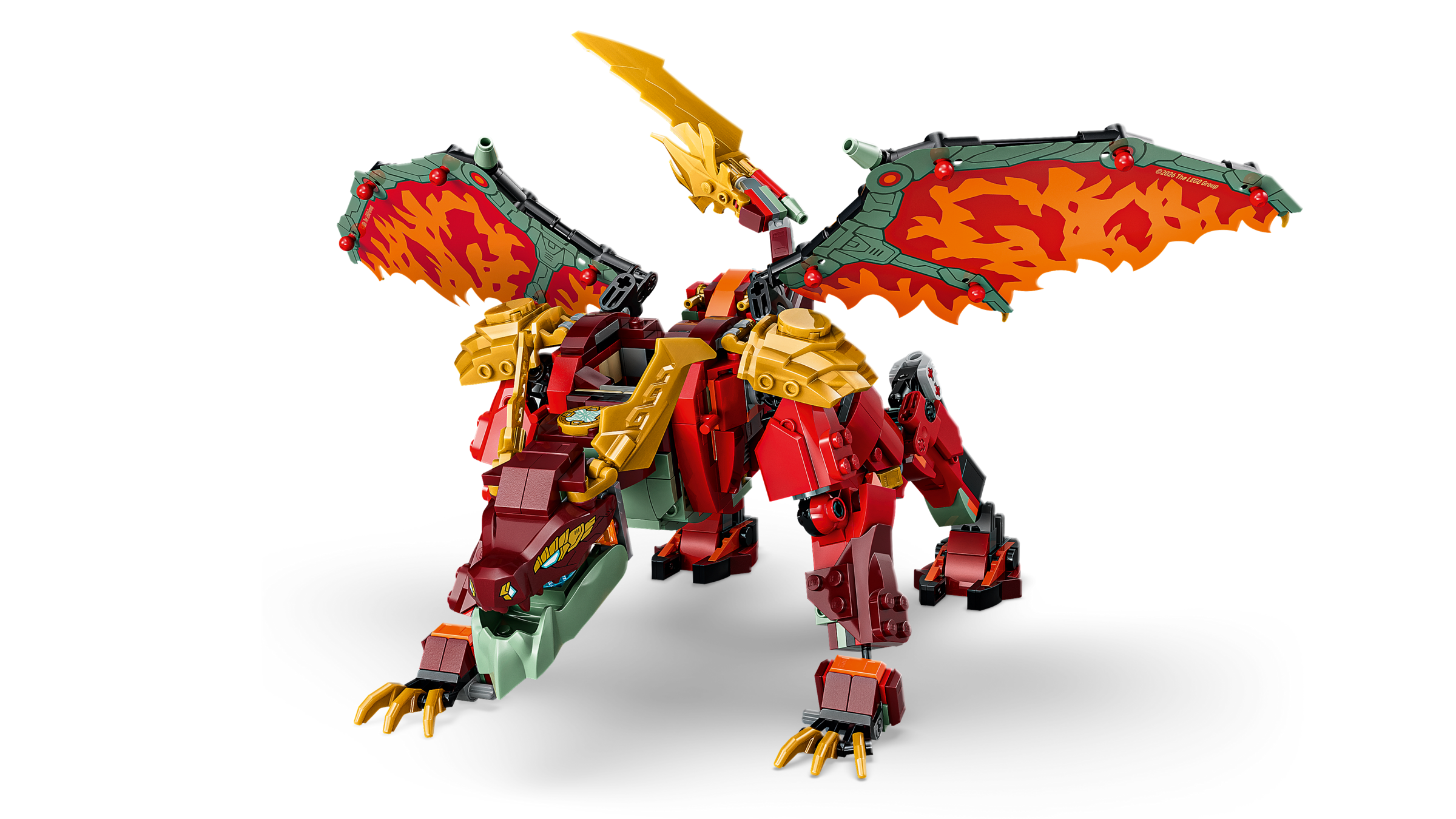 モンキーブレインベイツ リーファー Wyldfyre's Transforming Dragon Mech 71868 | NINJAGO® | Buy online