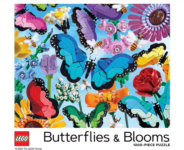 LEGO 5009302 Puzzle de 1 000 pièces Papillons et fleurs