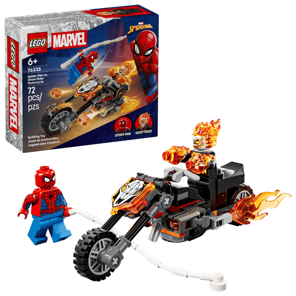 LEGO 76335 Spider-man contre Ghost Rider et sa moto — visuel 2 sur 8