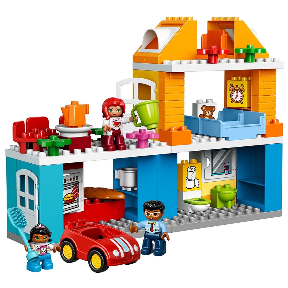 LEGO DUPLO BADEZIMMER TOILETTE WC  STEIN WC-ROLLE FAMILIENHAUS 10835 10833 NEU 