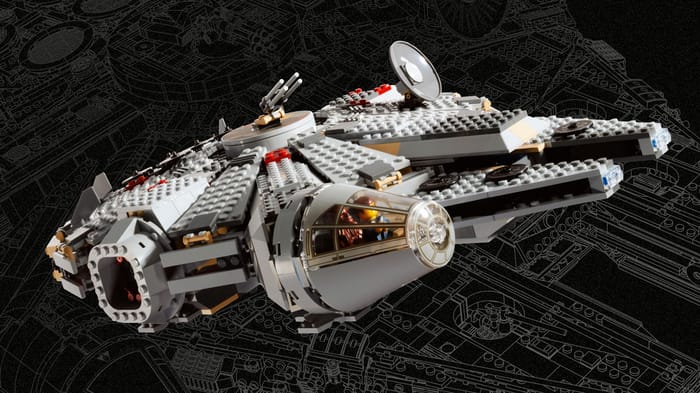 歴代レゴ®スター・ウォーズ™ ミニフィギュアスケール版ミレニアム 