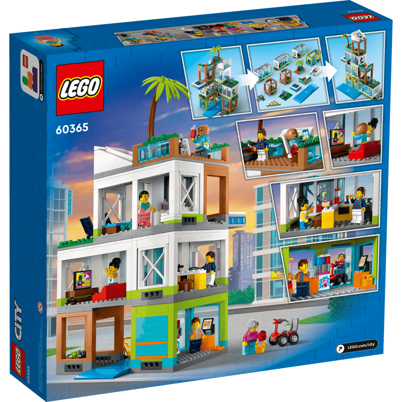 Apartment Building 60365 | City | Buy online at the Official LEGO Apartment Building 60365 | City | Buy online at the Official LEGO
