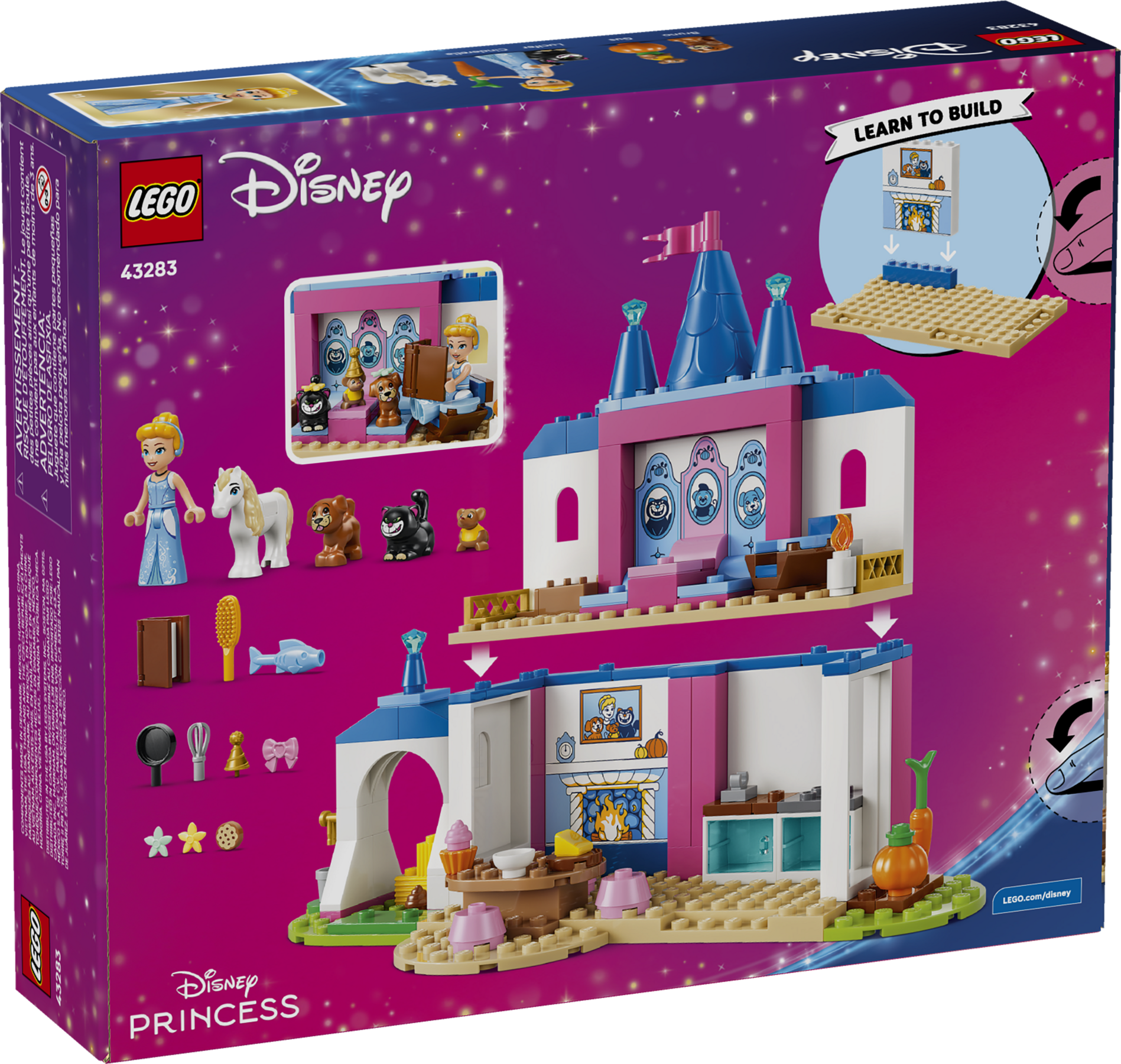 Cinderella Animal Friends Castle 43283 | Disney™ | Buy online at
