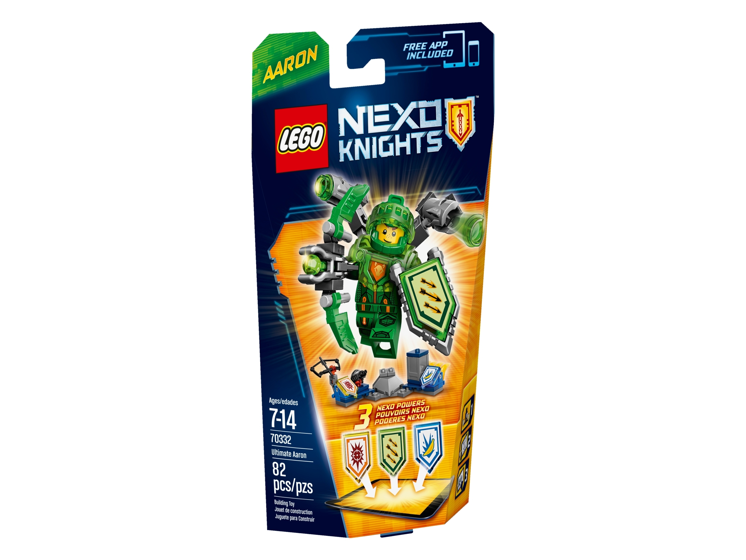 le 16 puissant alluvions rancune NEUF Série 2 Lego Nexo Knights le 2 puissant Aaron 