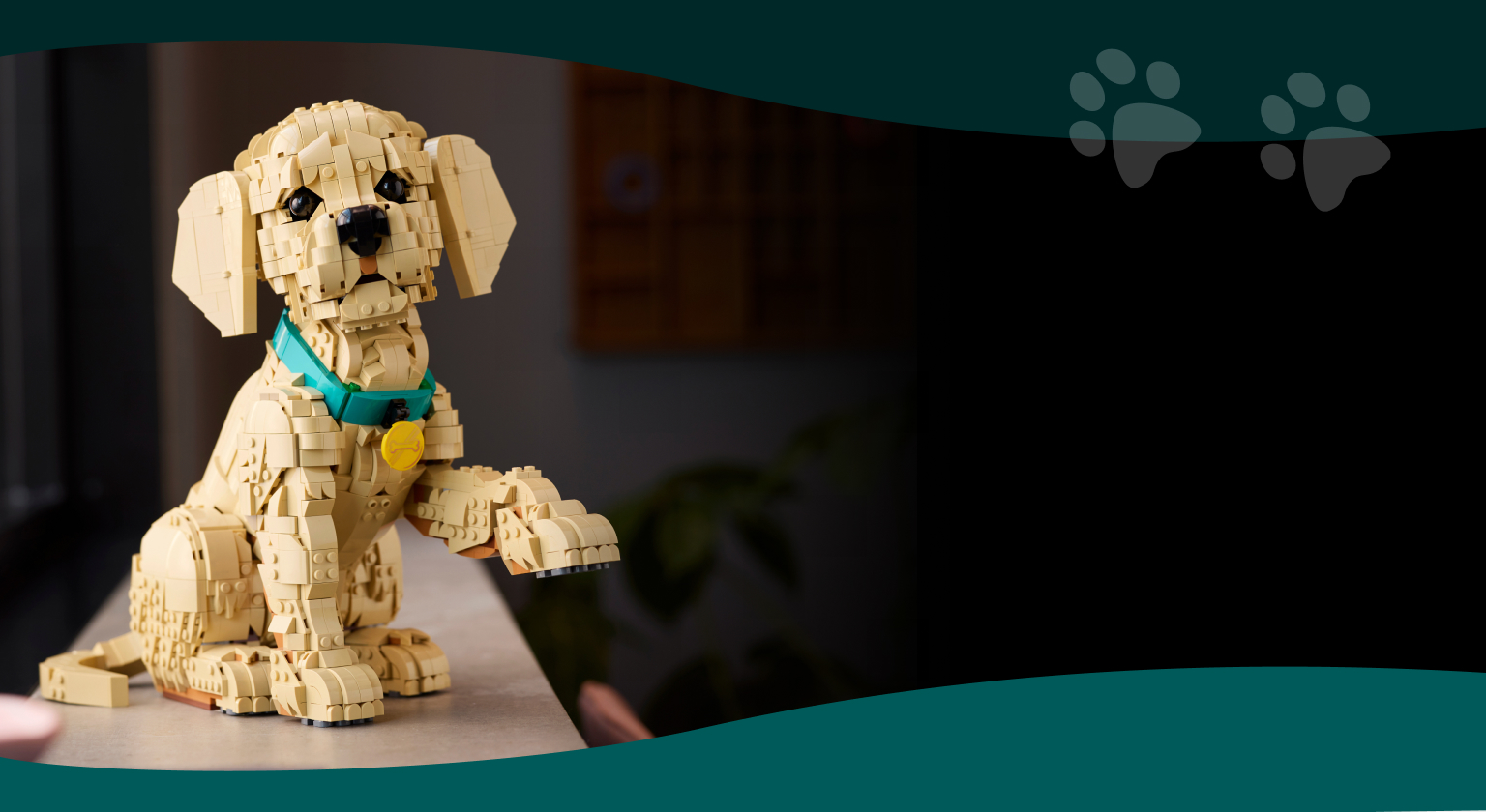 Golden Retriever Puppy 11384 | LEGO® Icons | Buy online at the