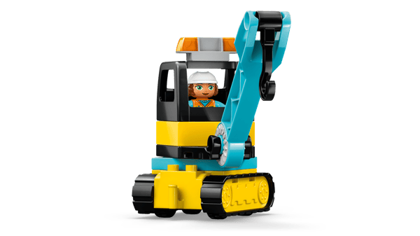 LEGO 10476 Le chantier et les véhicules de construction 3-en-1 — visuel 5 sur 8