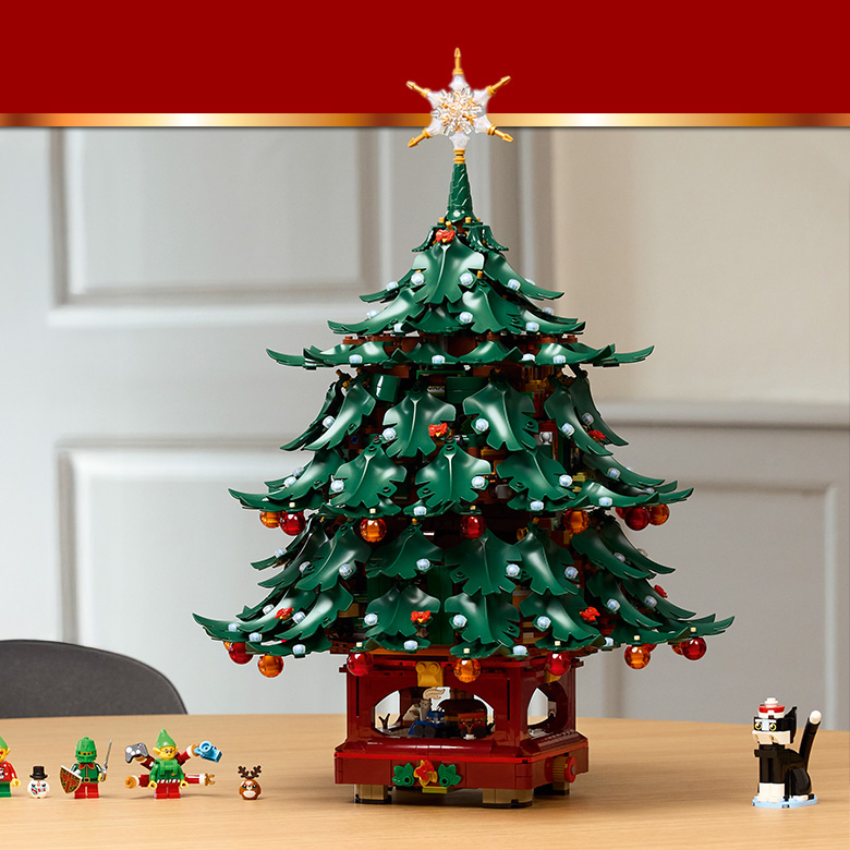 Family Christmas Tree 41843 | LEGO® Icons | Buy online at the