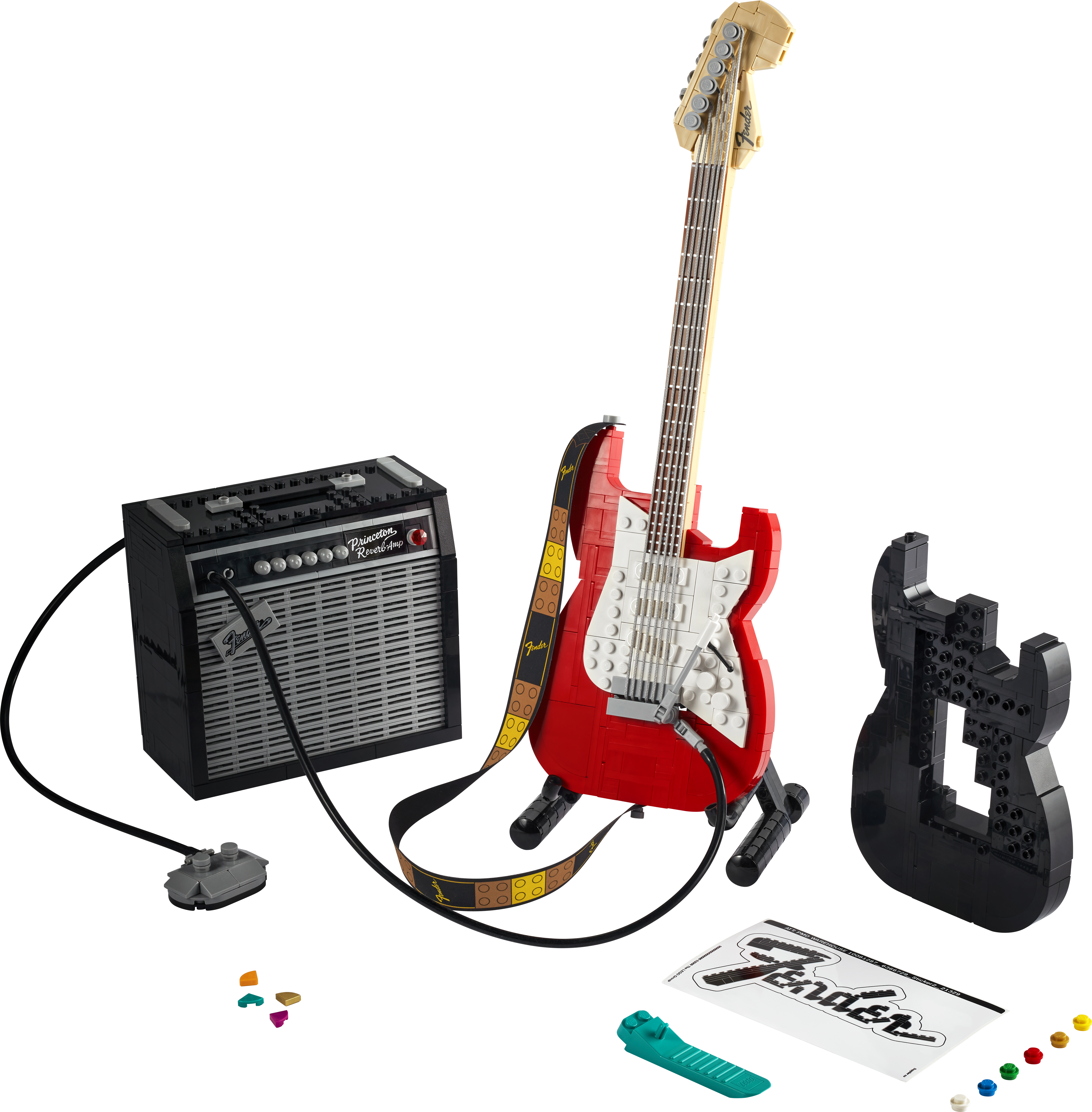 LMTIC Lighting Kit for Lego Ideas Fender Stratocaster 21329 Light Set Compatible with Lego 21329 Only Light Kit 