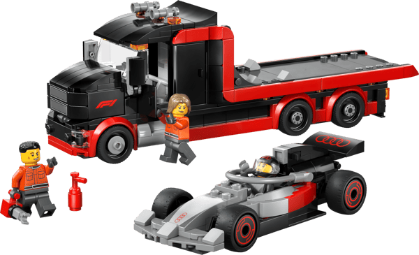LEGO 60493 Camion de F1® avec voiture de course de F1® Audi