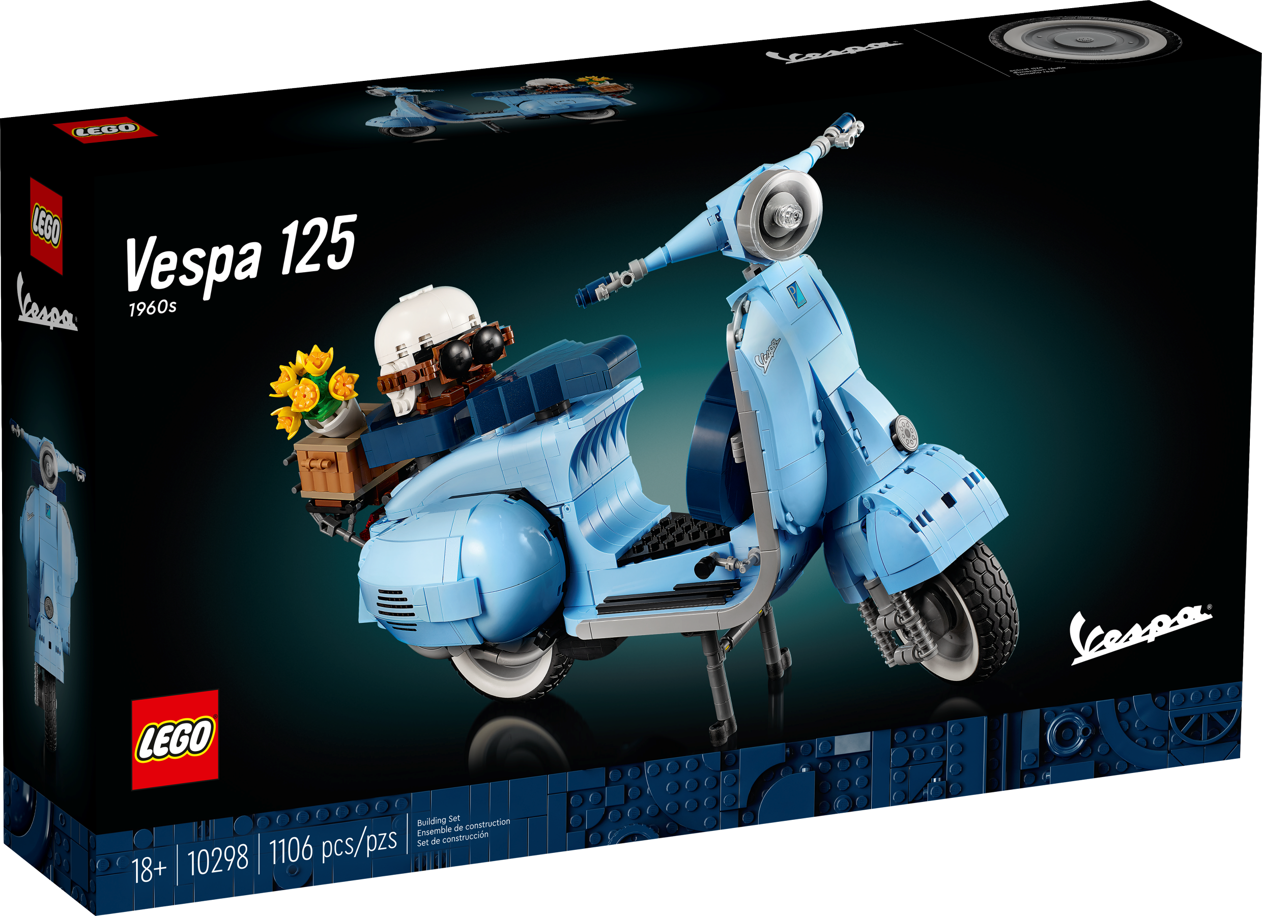 Lego Vespa 125 10298 Konstruktors