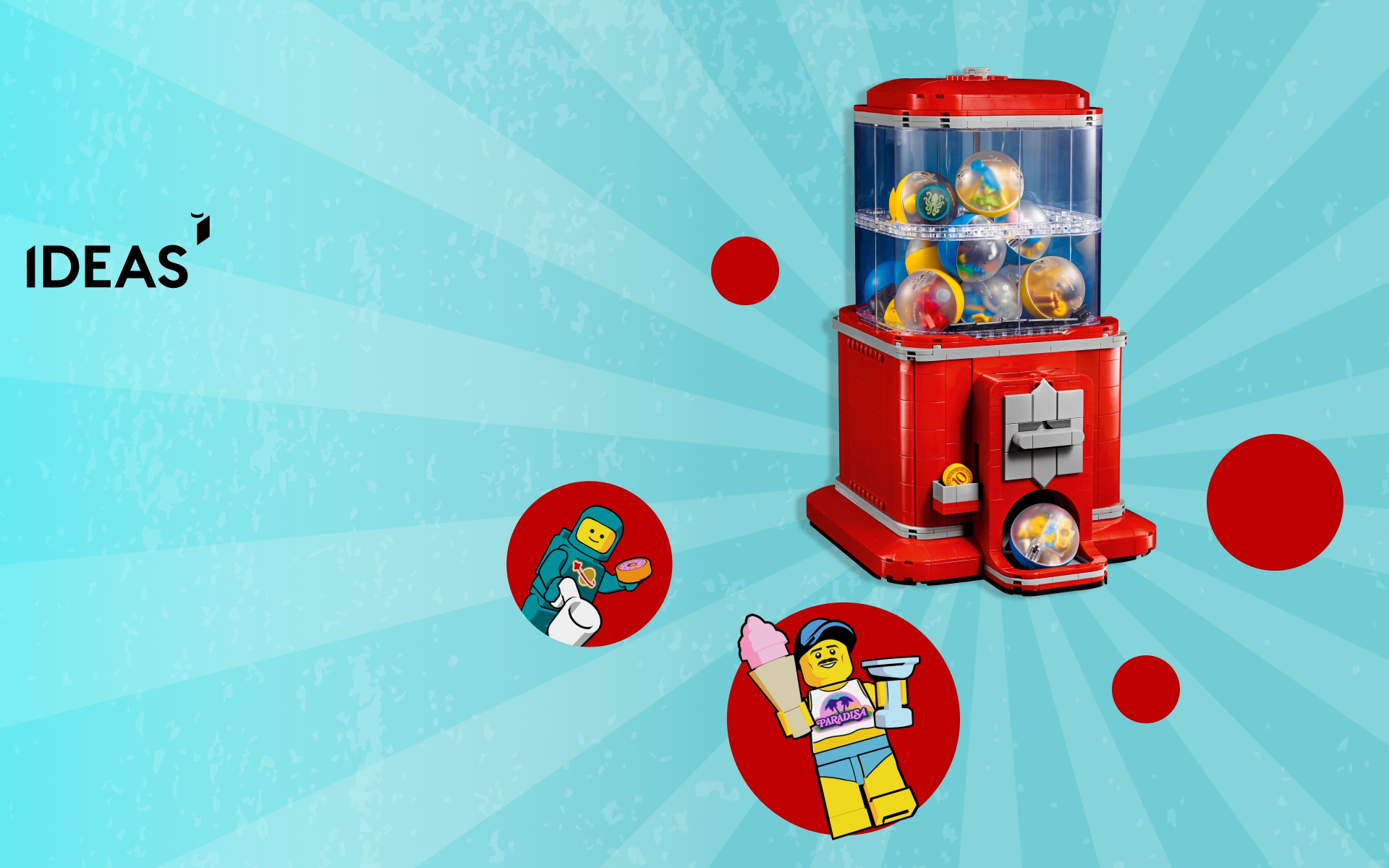  のカップ一対 Minifigure Vending Machine 21358 | Ideas | Buy online at the