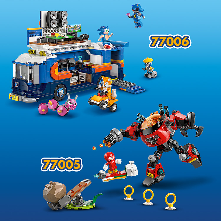 チームソニックの指令トラック 77006 | LEGO® Sonic the Hedgehog