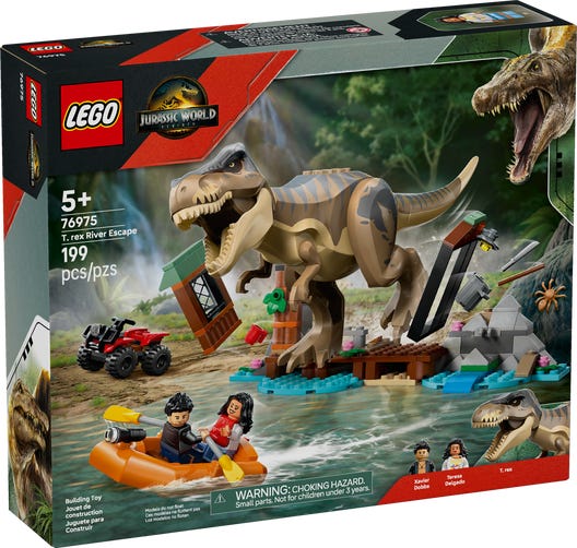 LEGO 76975 - Bådflugt fra T. rex