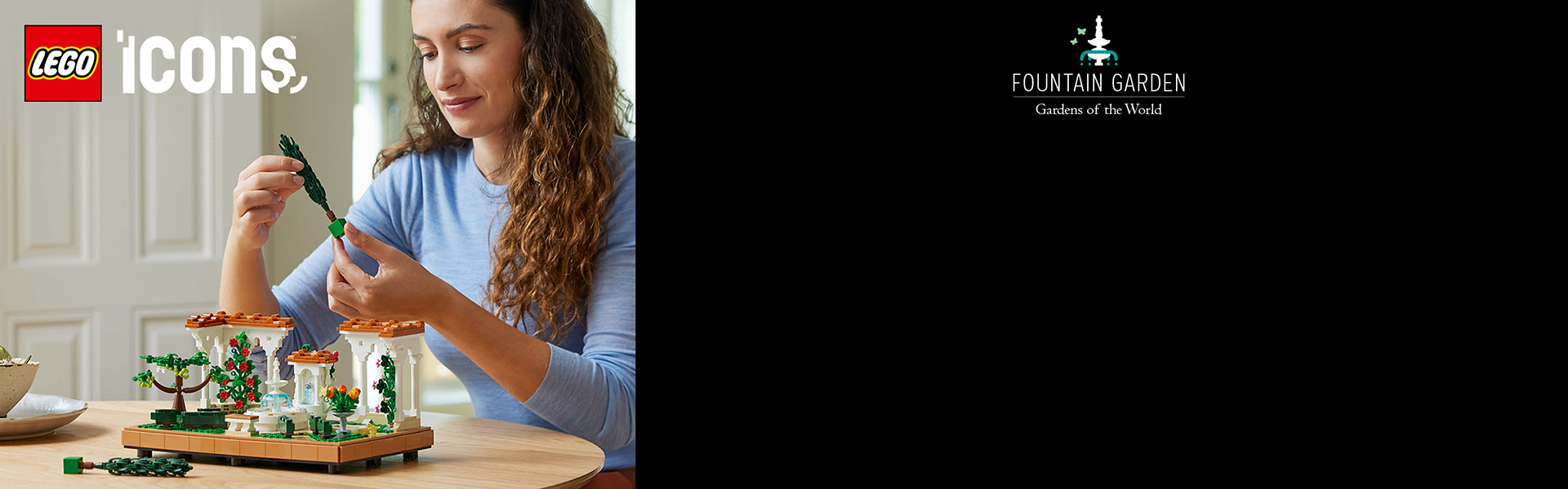 噴水のある庭 10359 | LEGO® Icons |レゴ®ストア公式オンライン