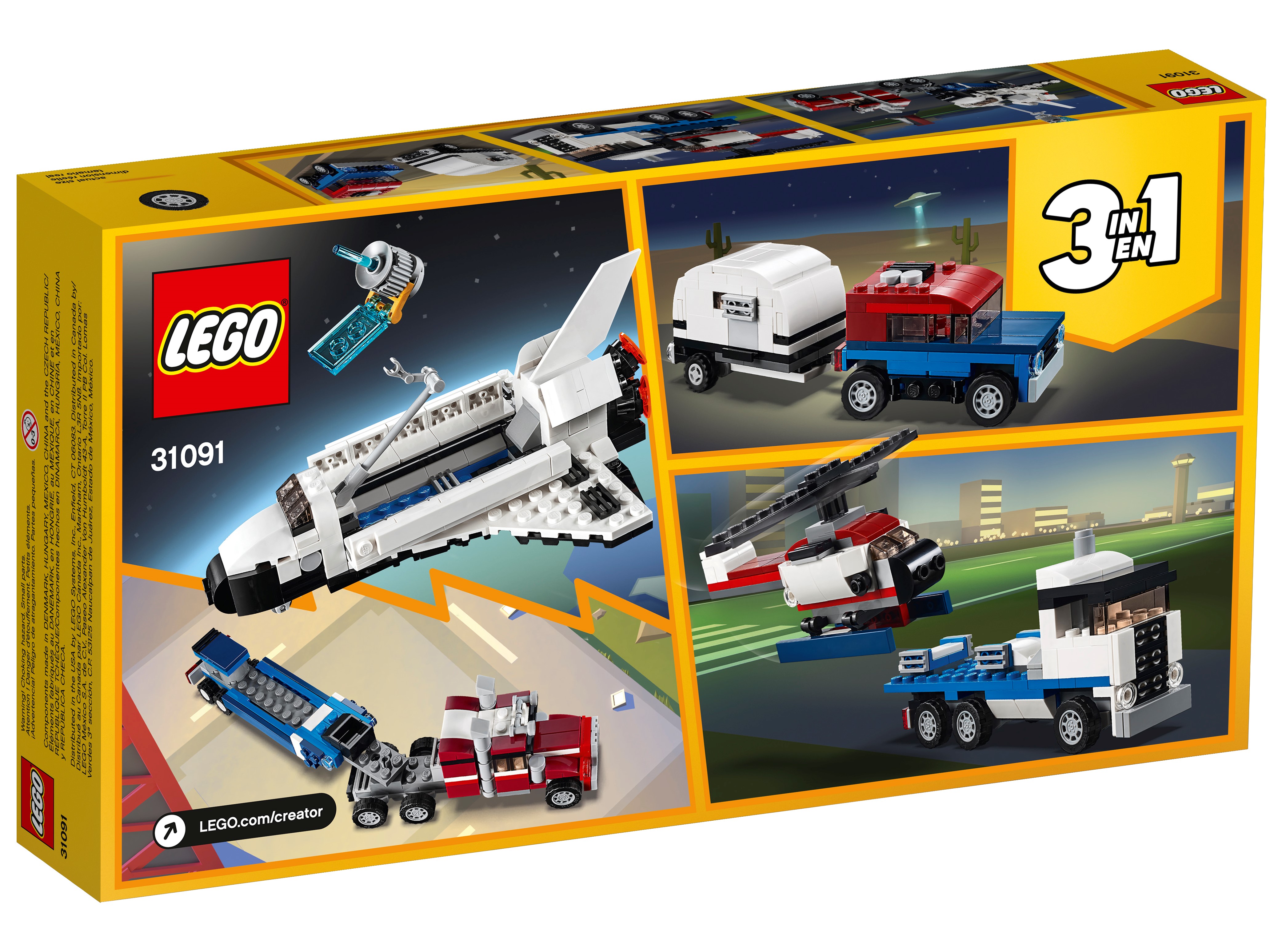 Shuttle Transporter 31091 | 3-in-1 Buy online at the Official LEGO® Shop US