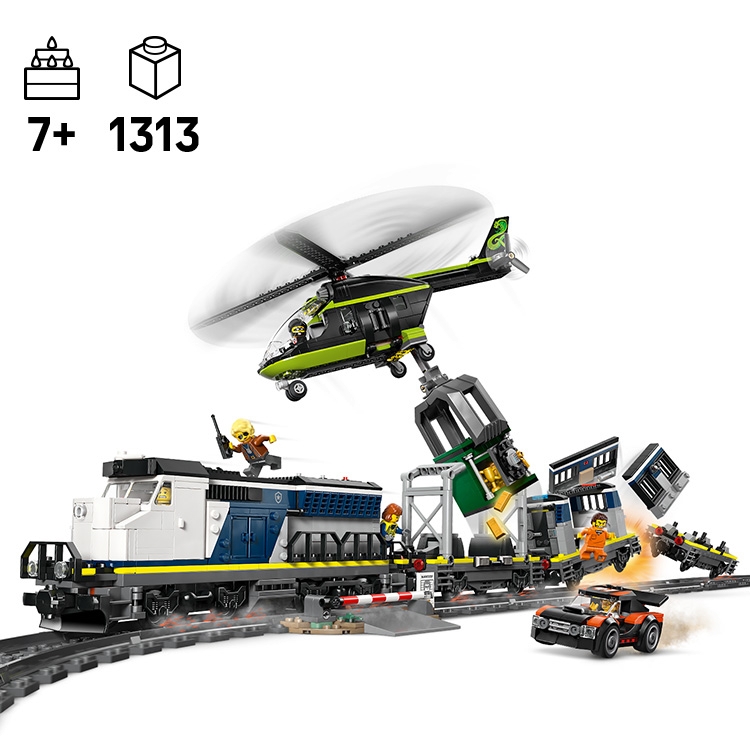 Police Train Heist 60508 | City | Buy online at the Official LEGO