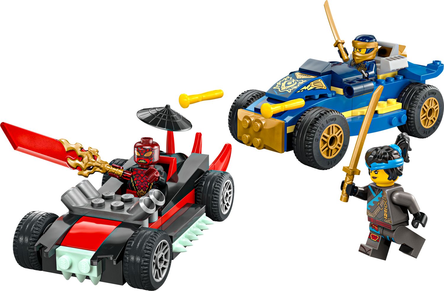 Rogue vs. Drix Race Car Duel 71840 | NINJAGO® | Buy online at the ...