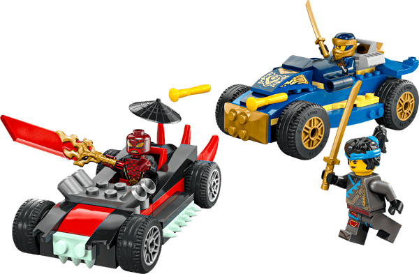 LEGO 71840 Le duel en voitures de course de Rogue et Drix