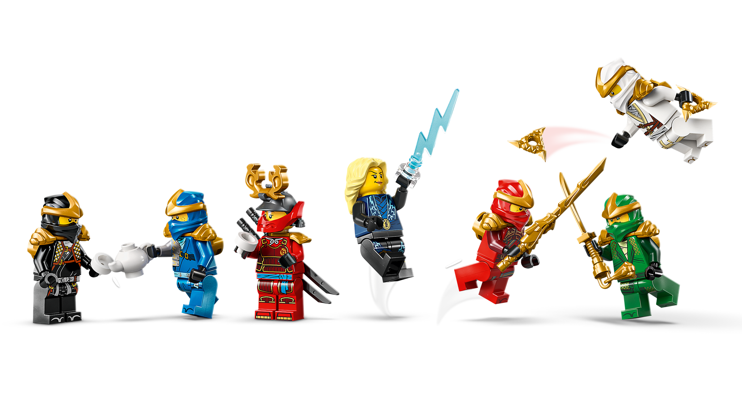 Ninja Character Display 15th Anniversary 71866 | NINJAGO® | Buy