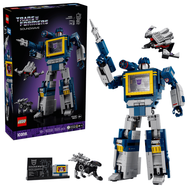 LEGO 10358 Transformers : Soundwave — visuel 2 sur 8