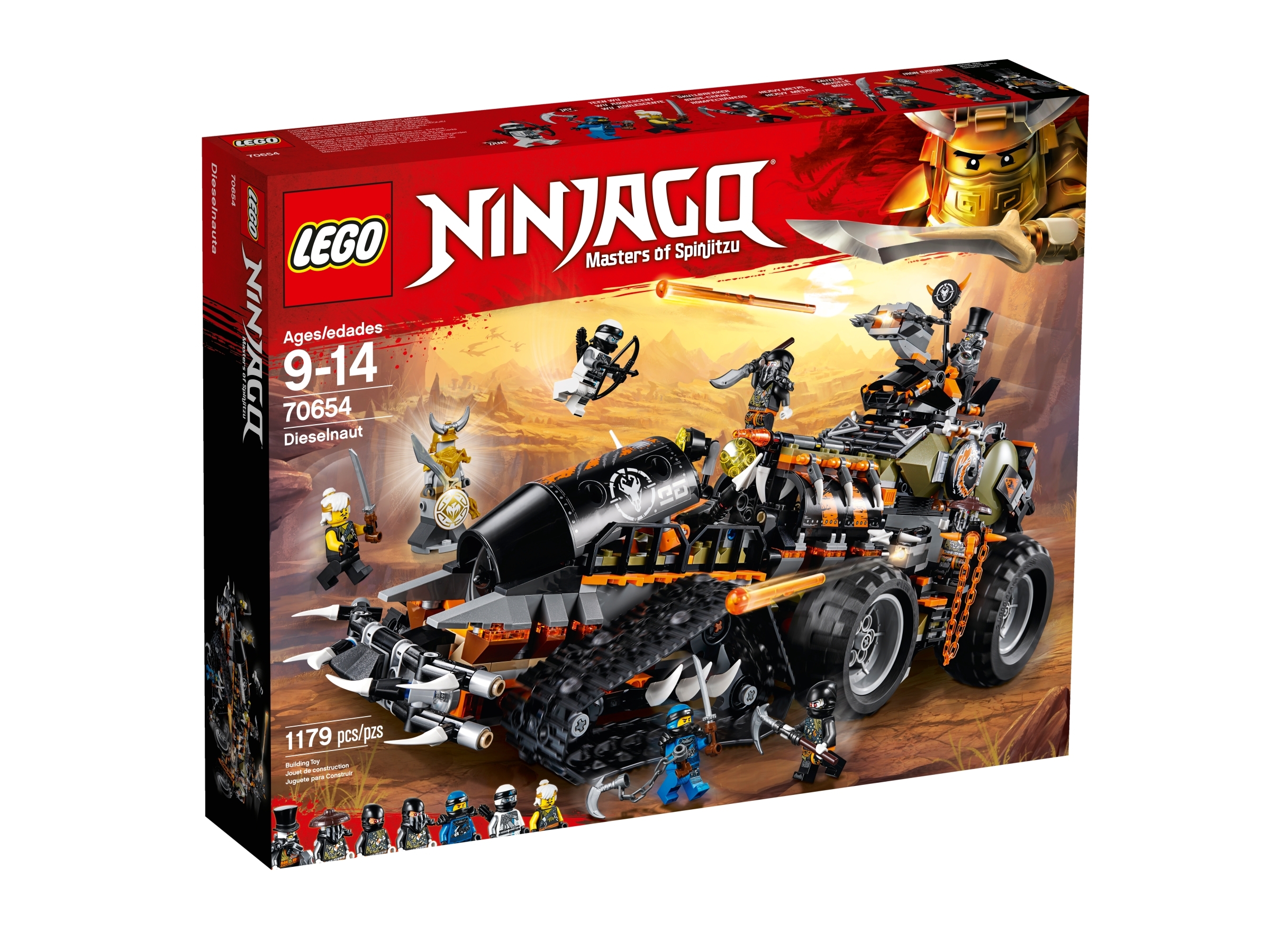 Lego 1x Sticker Autocollant Ninjago 70654 Dieselnaut NEUF 