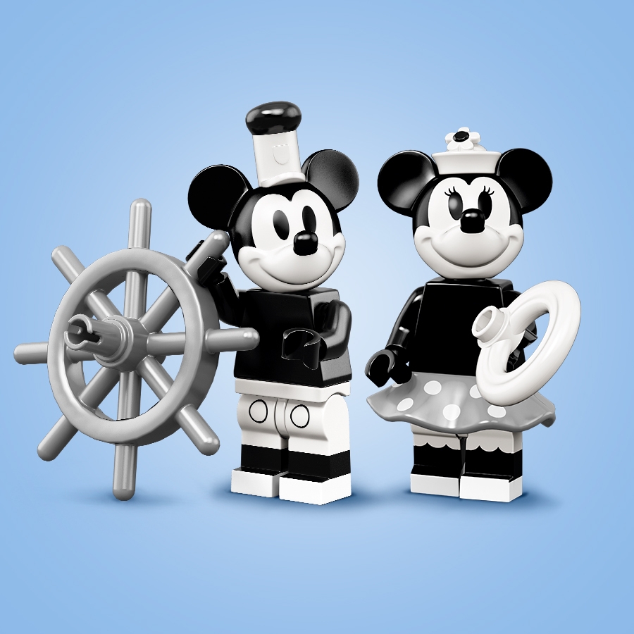 LEGO Minifigures Minnie Mouse DIS020 71040 e DIS043 71044 NUOVO TRENO CASTELLO 